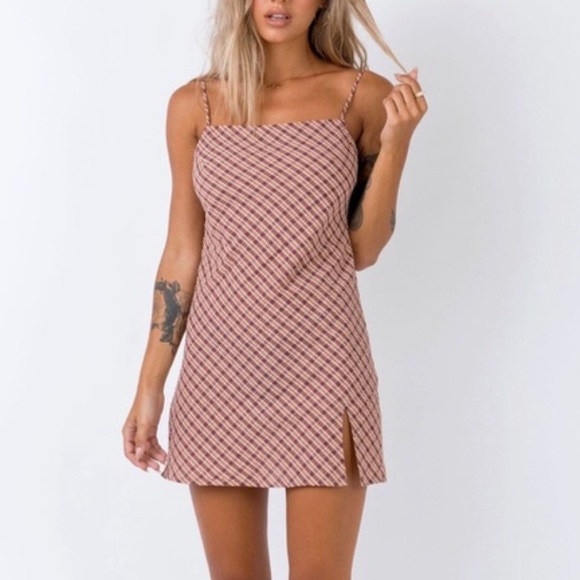 Princess Polly Dresses & Skirts - Princess Polly Hurst Plaid Mini Dress
